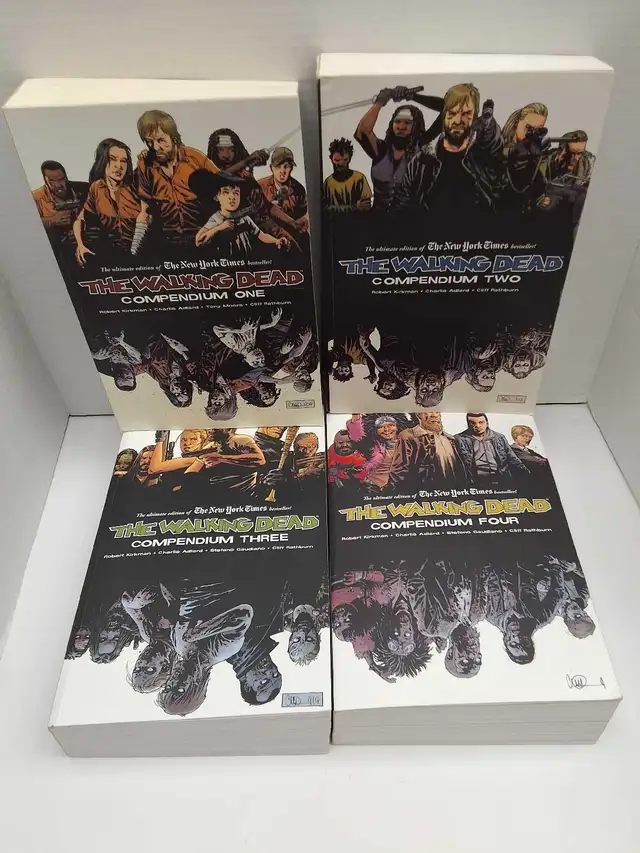 The Walking Dead Compedium 1-4 Complete Set Image Graphic Novels