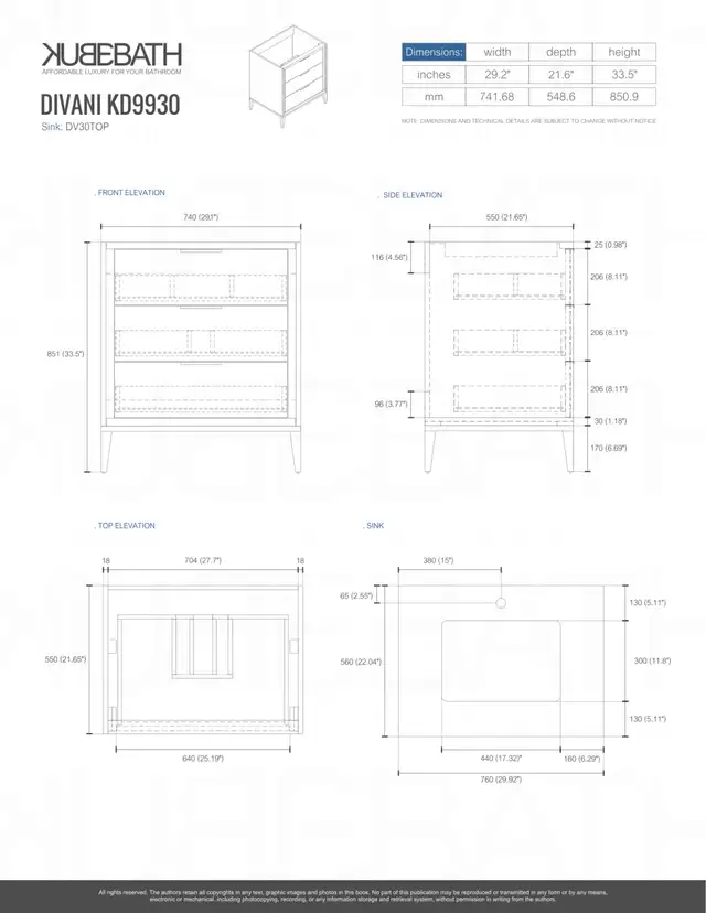Last one!! 30'  Gross White vanity with sink & countertop