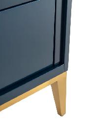 36' Navy Blue & Gross White vanity with sink & countertop - Photo 7