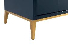 60' Navy Blue & Gross White vanity with sink & countertop - Photo 6