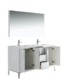 60' Navy Blue & Gross White vanity with sink & countertop - Photo 8