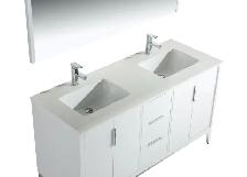 60' Navy Blue & Gross White vanity with sink & countertop - Photo 9