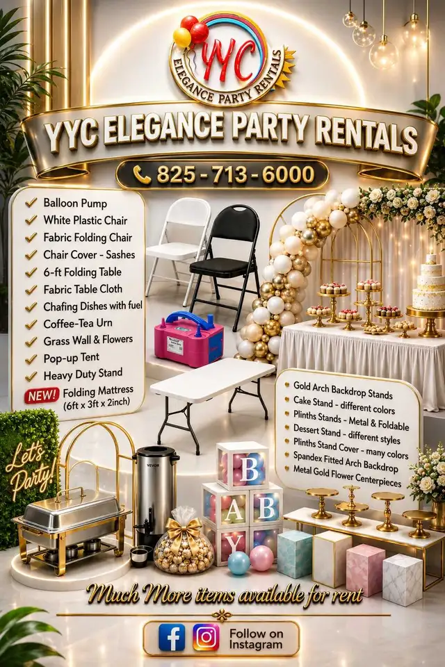 YYC Elegance Party Rentals