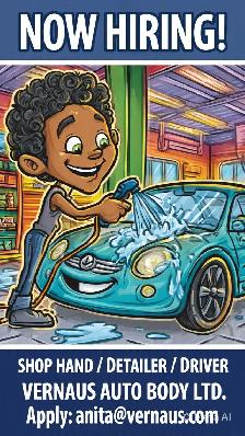 Now Hiring: Shop Hand / Detailer / Driver – Full Time