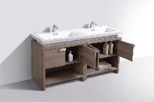 SALE!63' LEVI Butternut Bathroom Vanity with Sink and Countertop - Photo 6