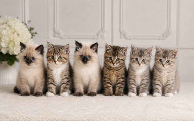 Siamese Cross Kittens Available Now - 8 Weeks Old!