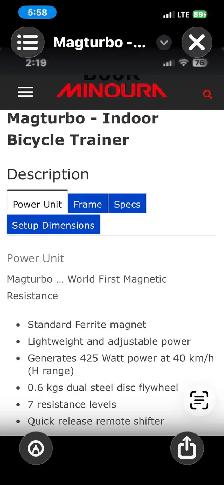 bicycle  stationary trainer - Photo 2