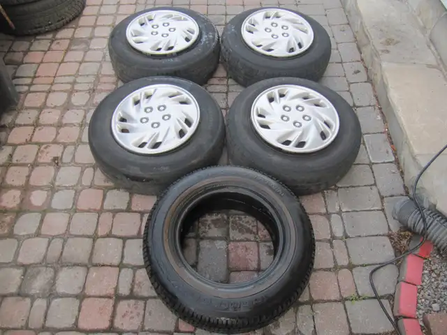 Original Dodge Shadow 5 Tires/Hubcaps/Rims P195/70/R14 1987-93