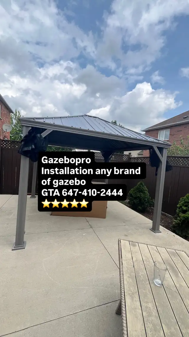 gazebo installation