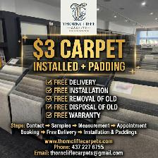 Carpet   FULL Installation Package ($3.00 - $3.50/sq.ft.)