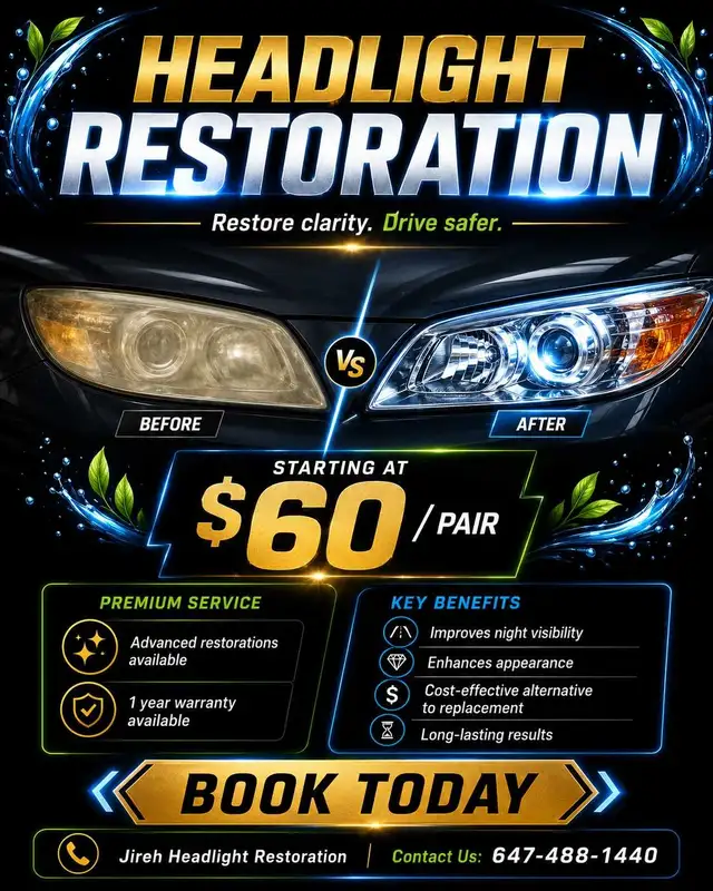Mobile Headlight Restoration