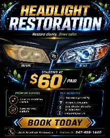 Mobile Headlight Restoration