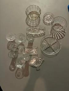 crystal dishes