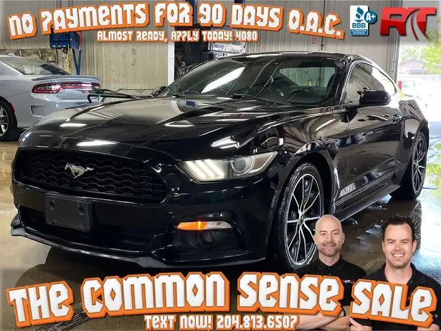 2016 Ford Mustang EcoBoost Premium - Backup Cam, Leather