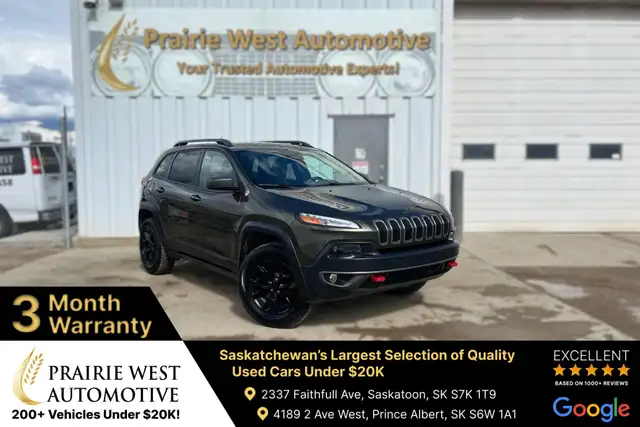 2015 Jeep Cherokee 4WD Trailhawk | Command Start | Power Tailgat