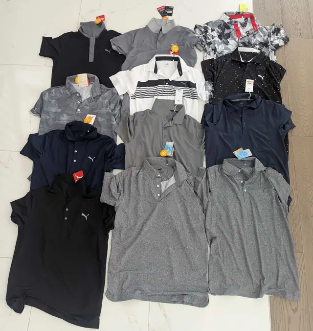 Puma & Adidas Golf Shirts $20/each