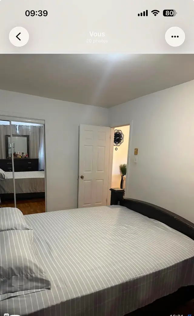 Haut Duplex 5 1/2 à louer
