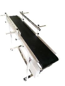 47.2x7.8"PVC Belt Conveyor 2 Guardrail Adjustable Speed 230013 - Photo 4
