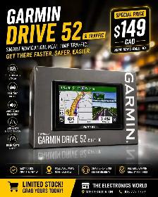 Garmin Drive 52 GPS Navigator with Traffic
