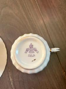 Vintage Tea Cup & Saucer by Delphine - Photo 3