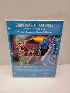 D&D Player Character Sheet 9037 TSR
