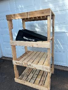 4 level shelving unit