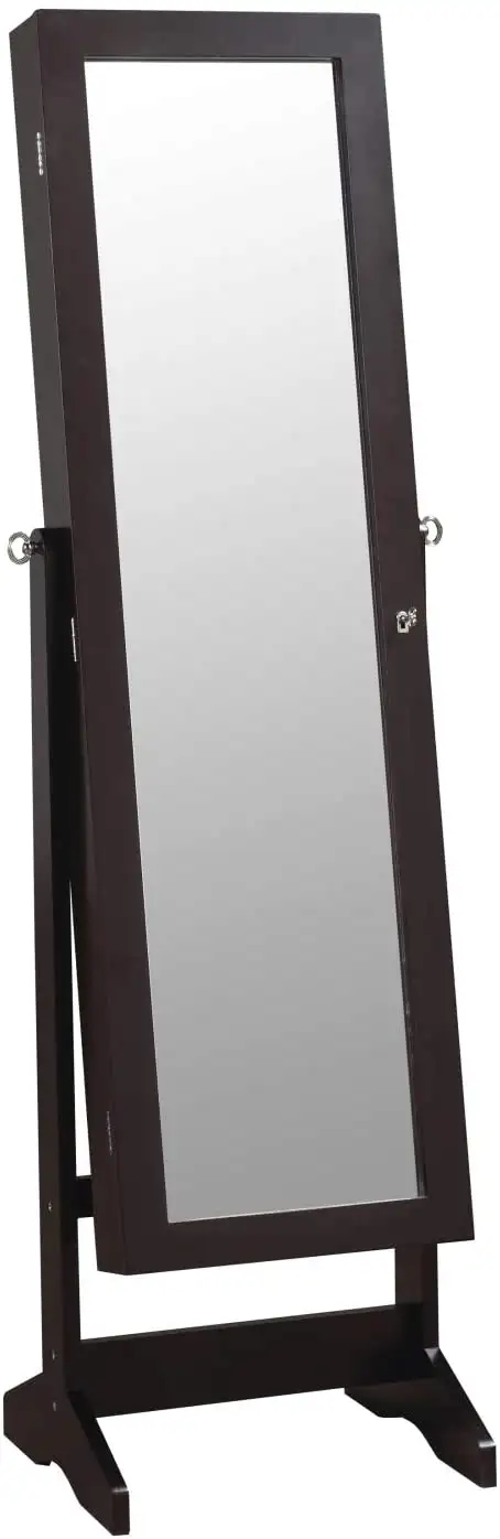 LIQUIDATION SALE FOR FULL LENGTH WOODEN MIRROR JEWELRY CABINET.