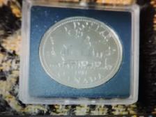 Pièce de monnaie Canada 1981  Railway Centennial Silver Dollar. - Photo 3