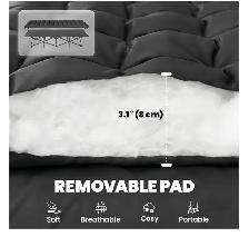 Oversized Folding Camping Cot - grey - Photo 8