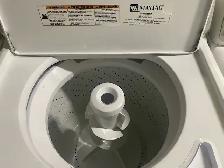 Laveuse sécheuse traditionnelles blanches Maytag - Photo 3