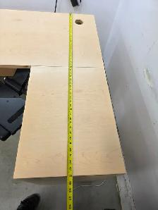 L Shaped Desk with Key Board Tray - Photo 5