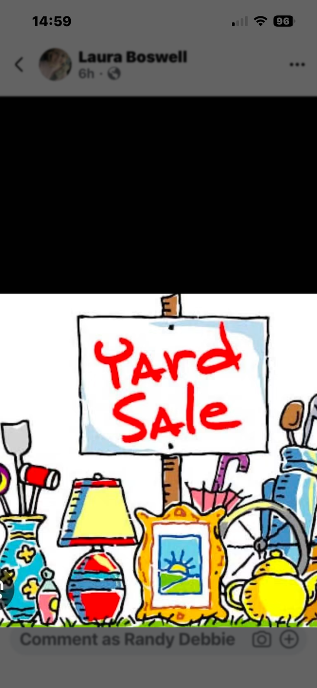 Yard sale in the barn!