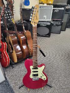 Godin Model SD Electric Guitar - Red - Photo 2