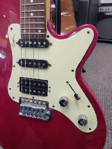 Godin Model SD Electric Guitar - Red - Photo 4