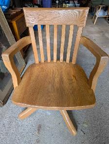 Wooden office chair