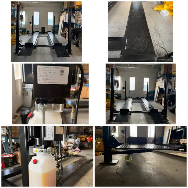 4- Posts Wider Runway 83 inch Home Garage Car Lifts Residential