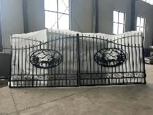 Driveway Wrought Iron Dual Swing Gates 10,12,14,16,18 and 20 FT - Photo 9
