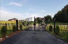 Driveway Wrought Iron Dual Swing Gates 10,12,14,16,18 and 20 FT - Photo 10
