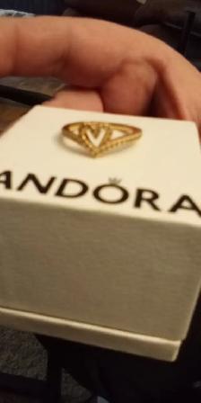 Pandora Gold Heart Promise Ring