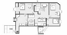 Furnished 3 Bedroom  Downtown