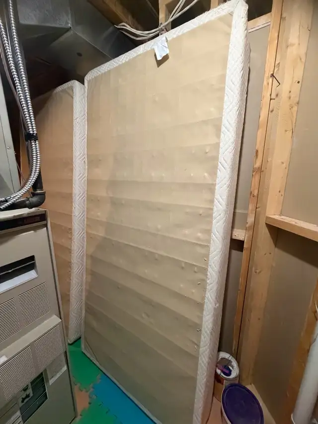 Good condition box spring for King size bed or 2 single b