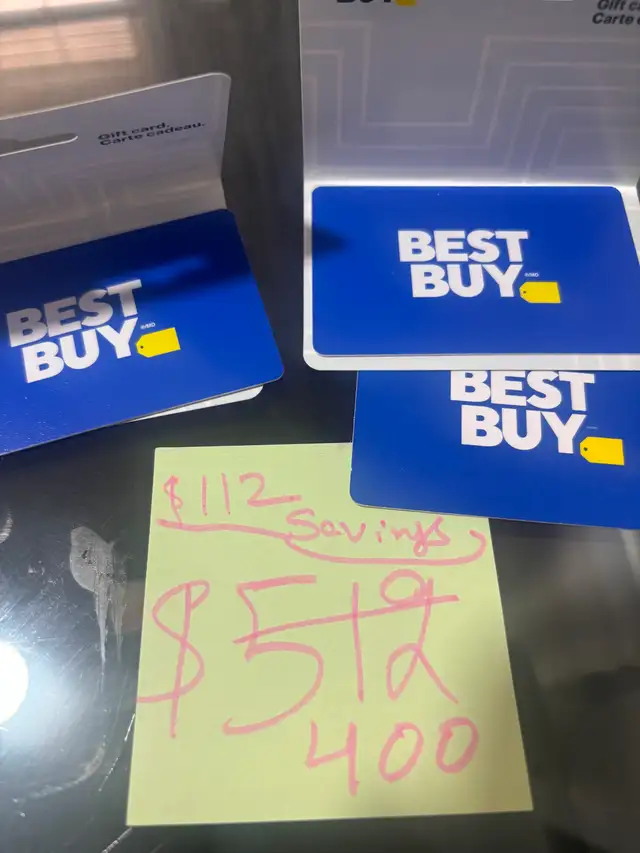 Best Buy Gift cards for less