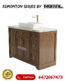 floating vanity kitchen cabinets quartz countertop