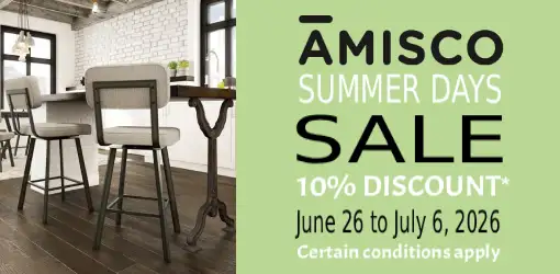 10% on AMISCO Kitchen stools & barstools / Tabourets de cuisine