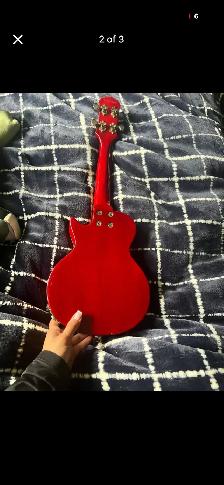 Les Paul Acoustic/Electric Soprano Ukulele - Cherry Sunburst (mi - Photo 2