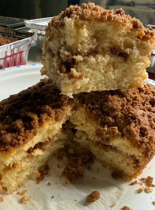 Homemade Cinnamon Streusel Coffee Cake