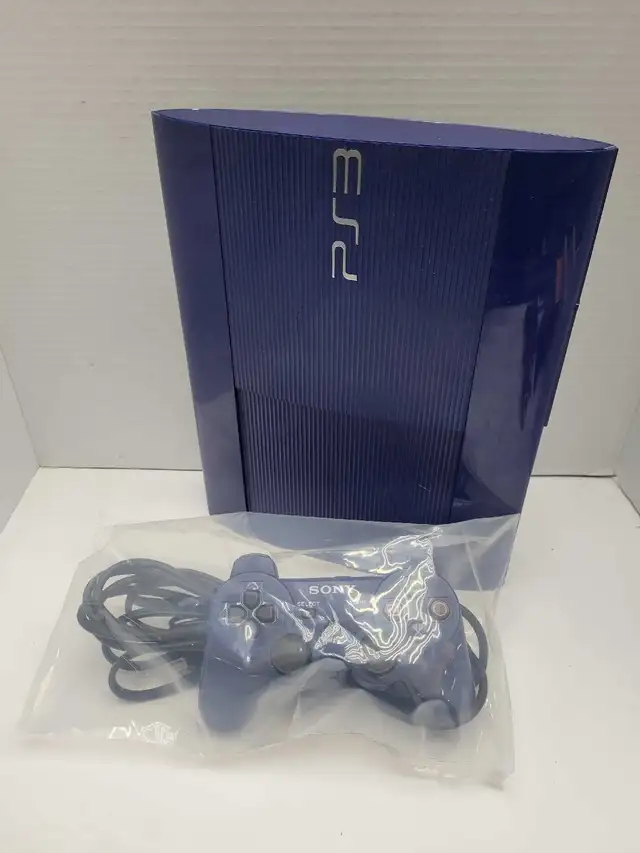 PS3 Super Slim 250GB Limited Edition Blue System