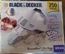 Black & Decker PowerPro 250-Watt Mixer