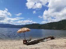 MABEL LAKE WATERFRONT ACREAGE! 200ft of SANDY BEACH! - Photo 7