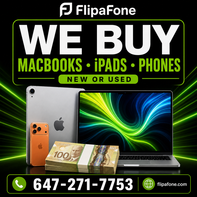 We Pay MORE — Guaranteed · MacBook iPad iPhone CASH